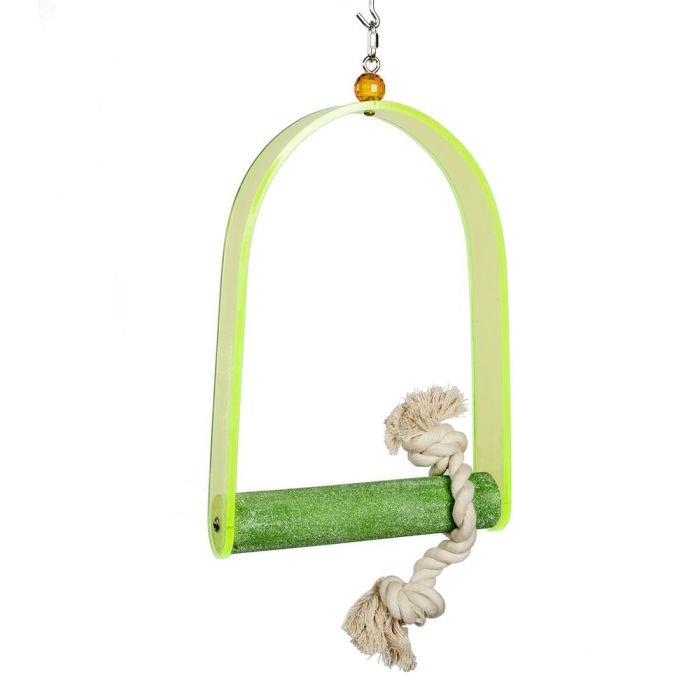 Adventure Bound Small Acrylic Bird Swing