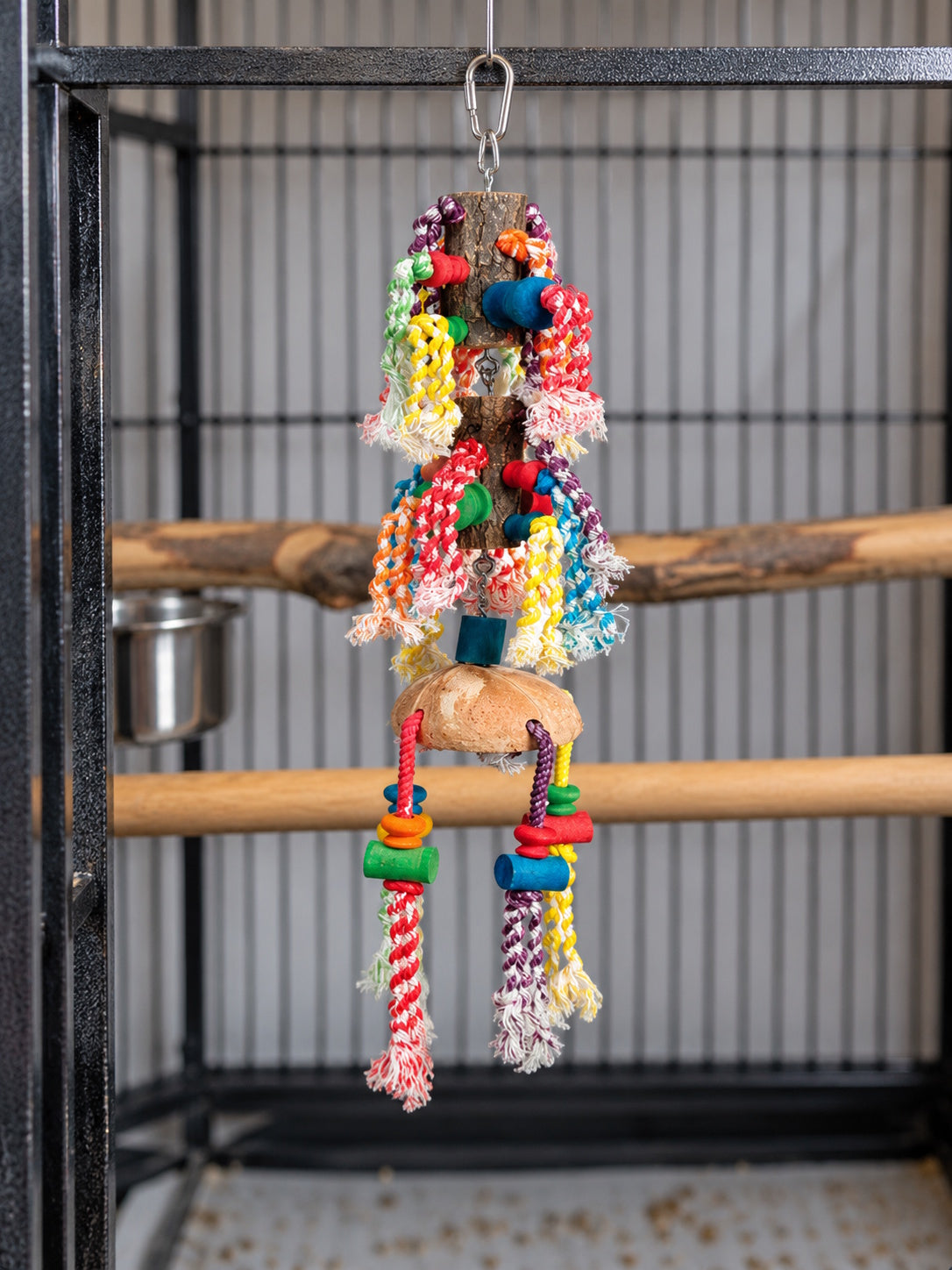 Sky Pets Rainbow Twirl Parrot Toy