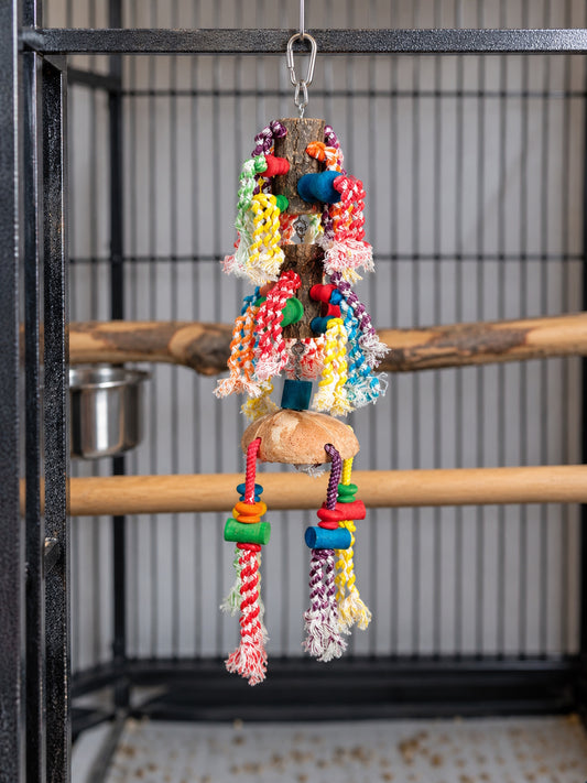Sky Pets Rainbow Twirl Parrot Toy