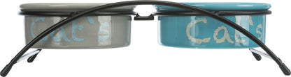 Trixie Eat On Feet Ceramic Bowl Cat Set