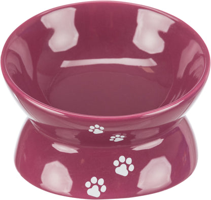 Trixie Berry Elevated Ceramic Cat Bowl 150ml 13cm
