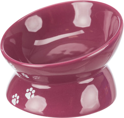 Trixie Berry Elevated Ceramic Cat Bowl 150ml 13cm