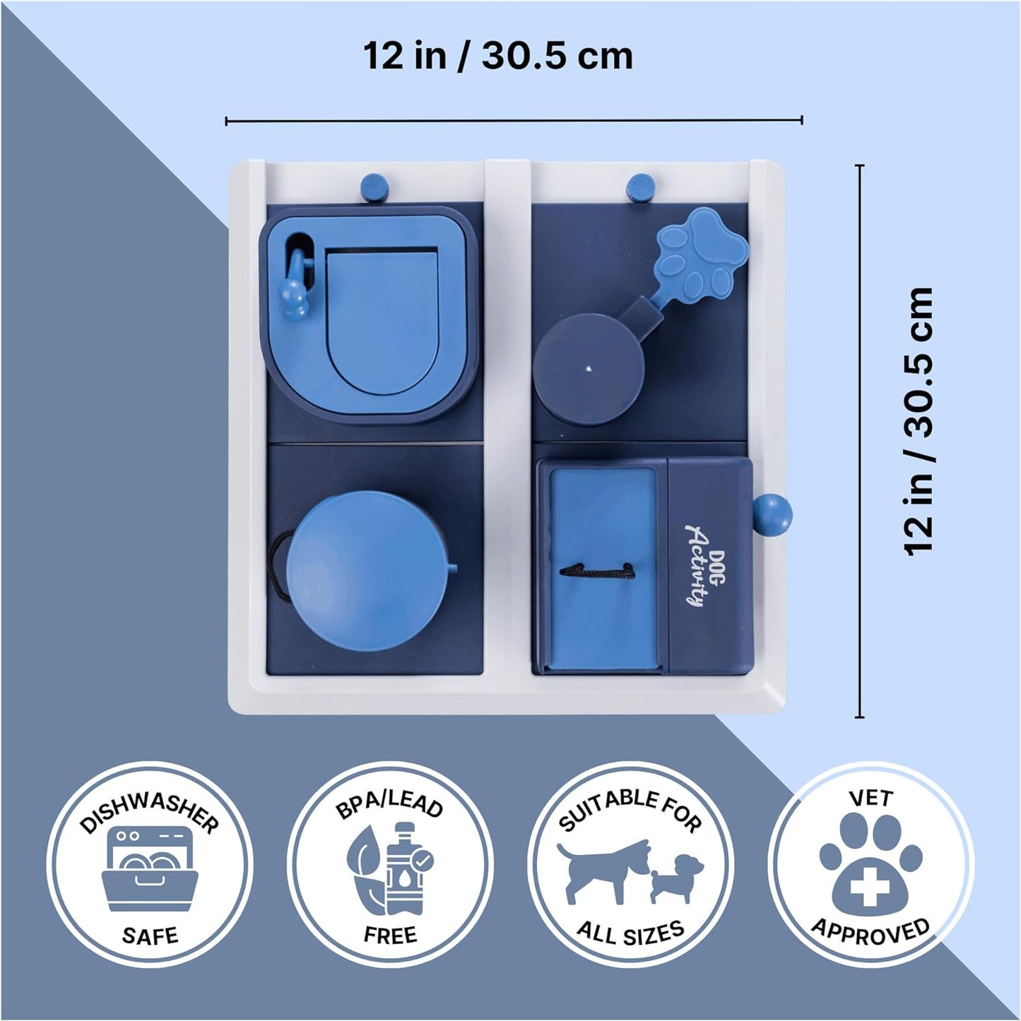 Trixie Dog Activity Poker Box 2 Strategy Game 31 x 31cm