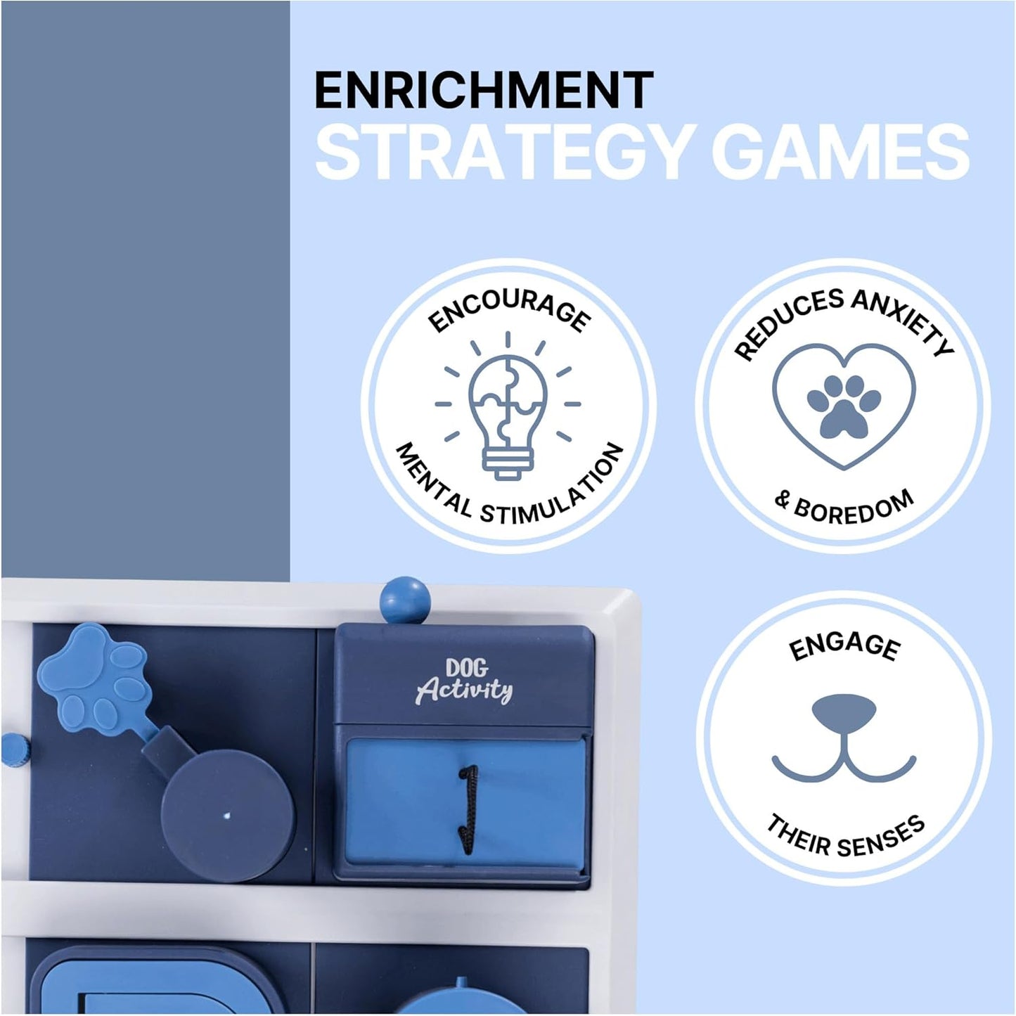 Trixie Dog Activity Poker Box 2 Strategy Game 31 x 31cm