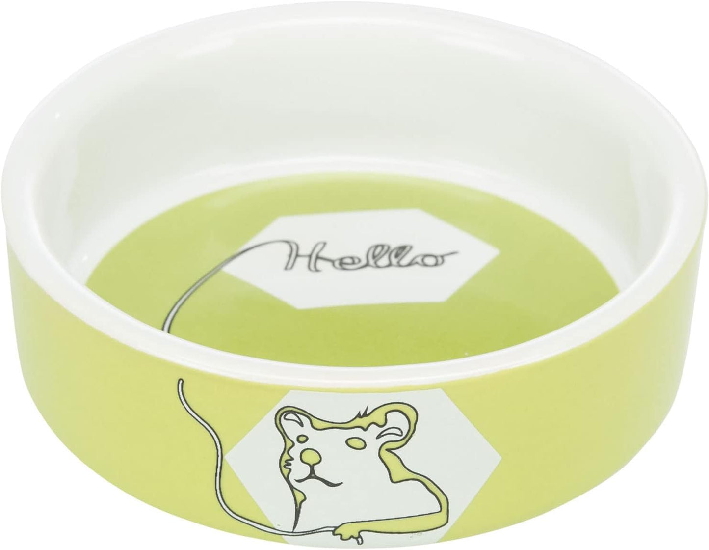 Trixie Hello Comic Hamster Ceramic Bowl 8cm / 80ml
