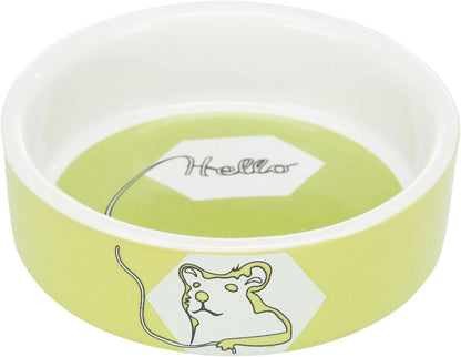 Trixie Hello Comic Hamster Ceramic Bowl 8cm / 80ml