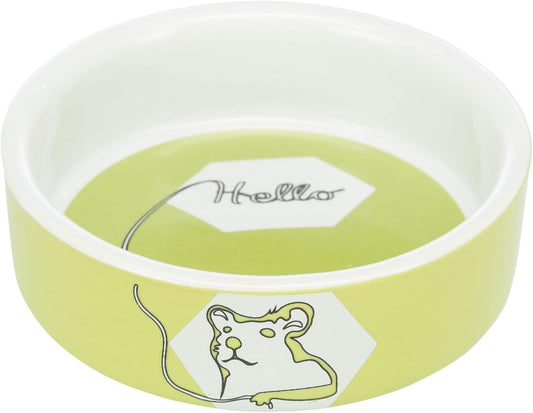 Trixie Hello Comic Hamster Ceramic Bowl 8cm / 80ml