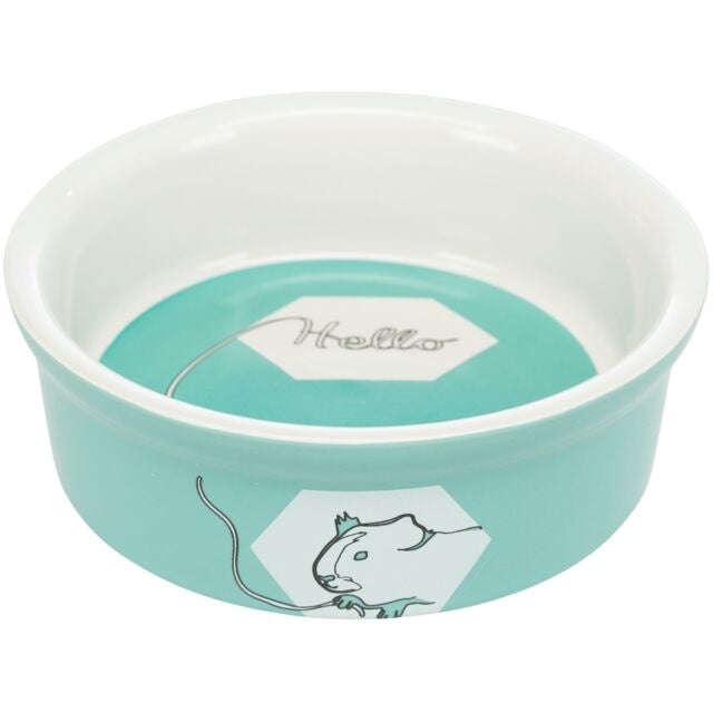 Trixie Hello Comic Guinea Pig Ceramic Bowl 12cm / 240ml
