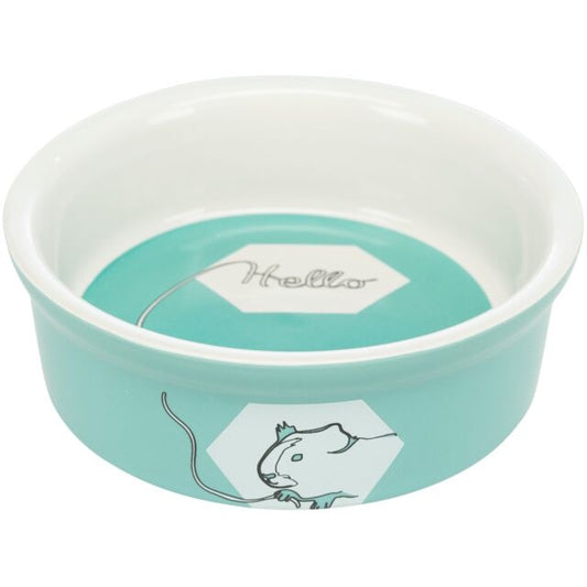 Trixie Hello Comic Guinea Pig Ceramic Bowl 12cm / 240ml