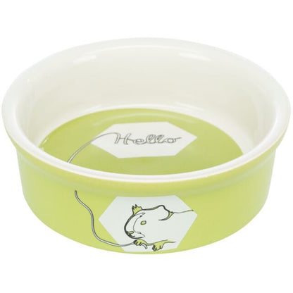 Trixie Hello Comic Guinea Pig Ceramic Bowl 12cm / 240ml