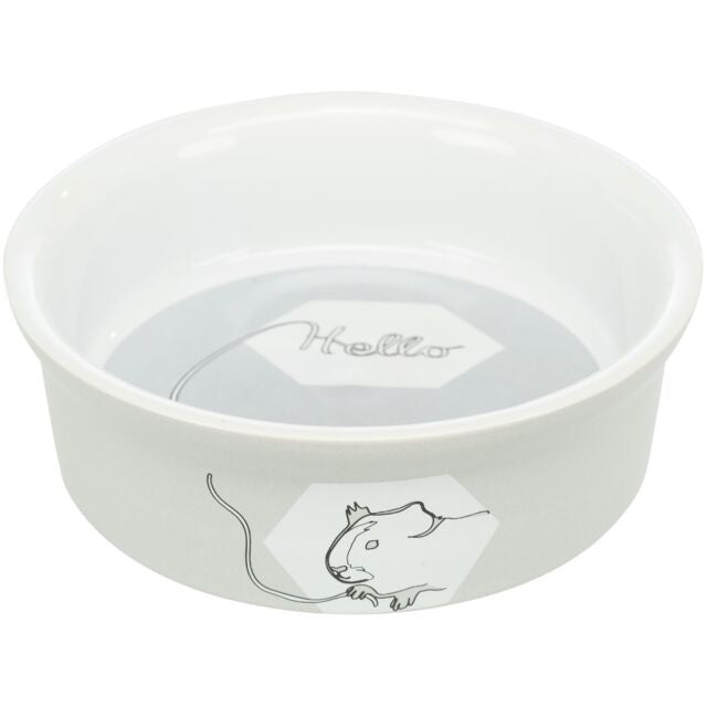 Trixie Hello Comic Guinea Pig Ceramic Bowl 12cm / 240ml