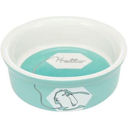 Trixie Hello Comic Rabbit Ceramic Bowl 12cm / 240ml