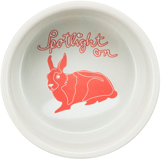 Trixie Ceramic Spotlight Comic Rabbit Bowl 250ml 11cm