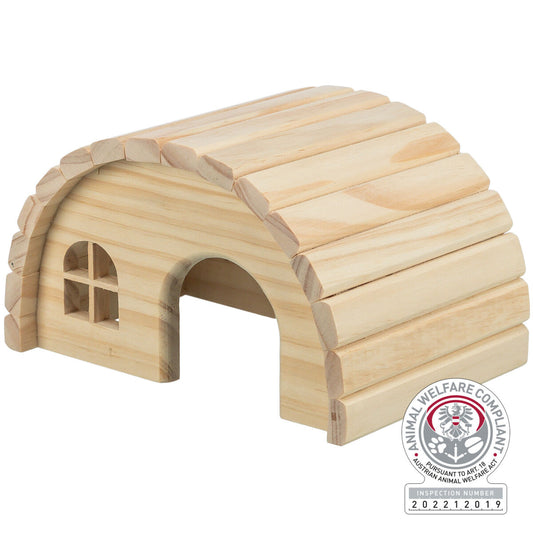 Trixie Wooden Curved Roof Hamster House