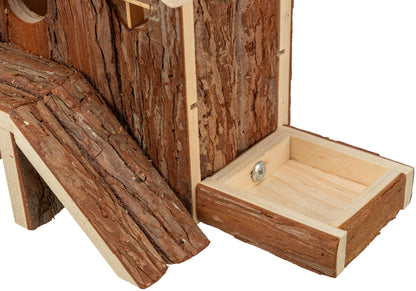 Trixie Natural Wood Henna Hamster House 27 x 21 x 15cm
