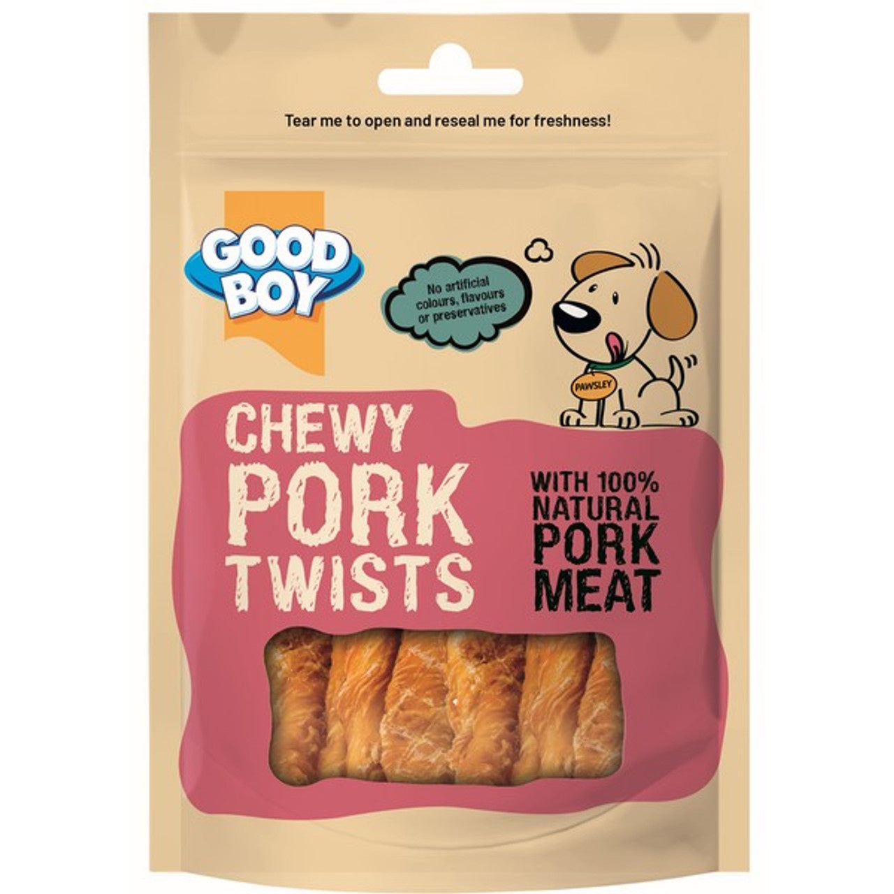 Good Boy Chewy Pork Twists 60g
