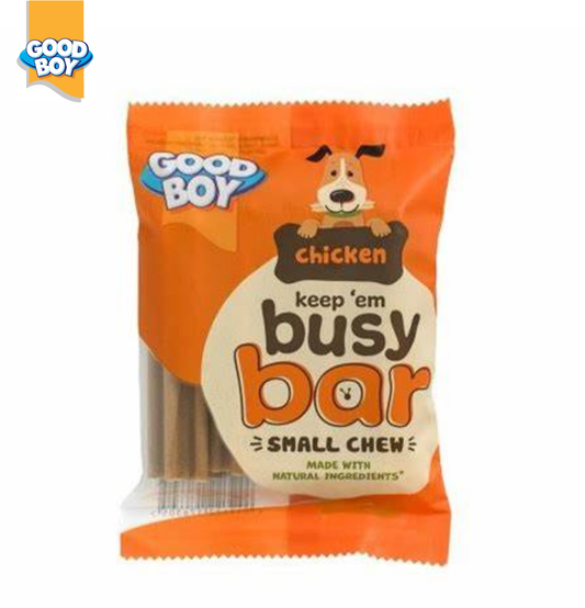 Good Boy Busy Bar Small Chew 4pcs (108g) – Natural, Long-Lasting Dog Treats