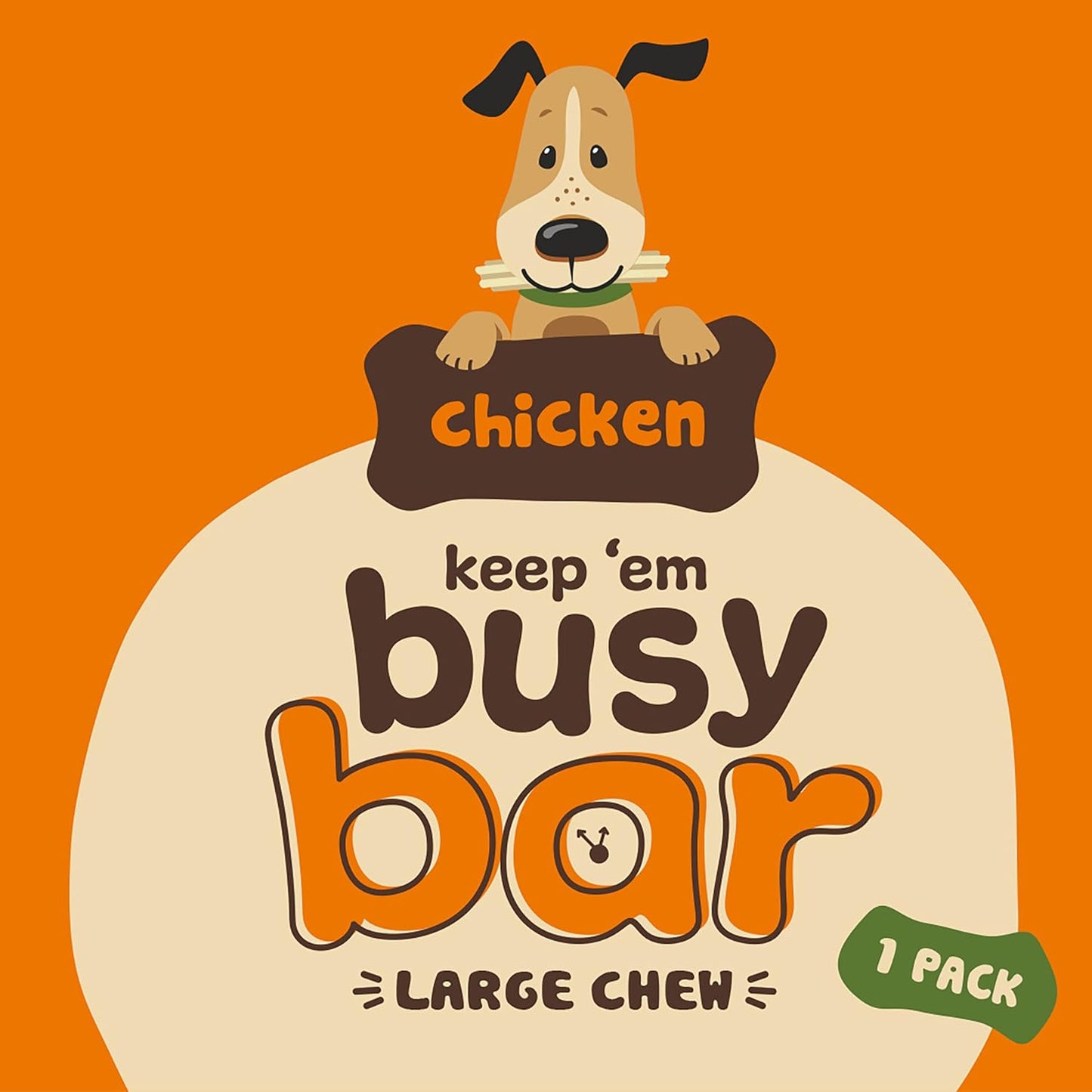 Good Boy Large Busy Bar Chicken Dog Chew Treat 90g – Rawhide-Free, Low-Fat, Natural Ingredients