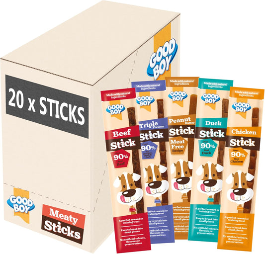 Good Boy Variety Box 20 Meaty Sticks