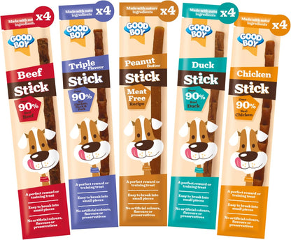 Good Boy Variety Box 20 Meaty Sticks