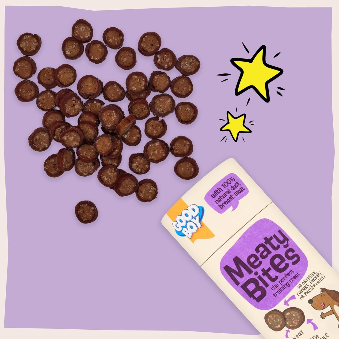 Good Boy Meaty Bites Duck & Rice 70g