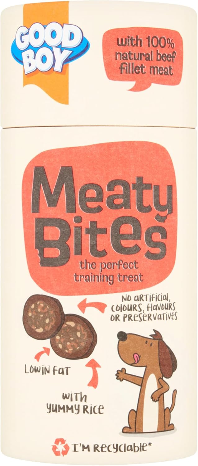 Good Boy Meaty Bites Beef & Rice 70g