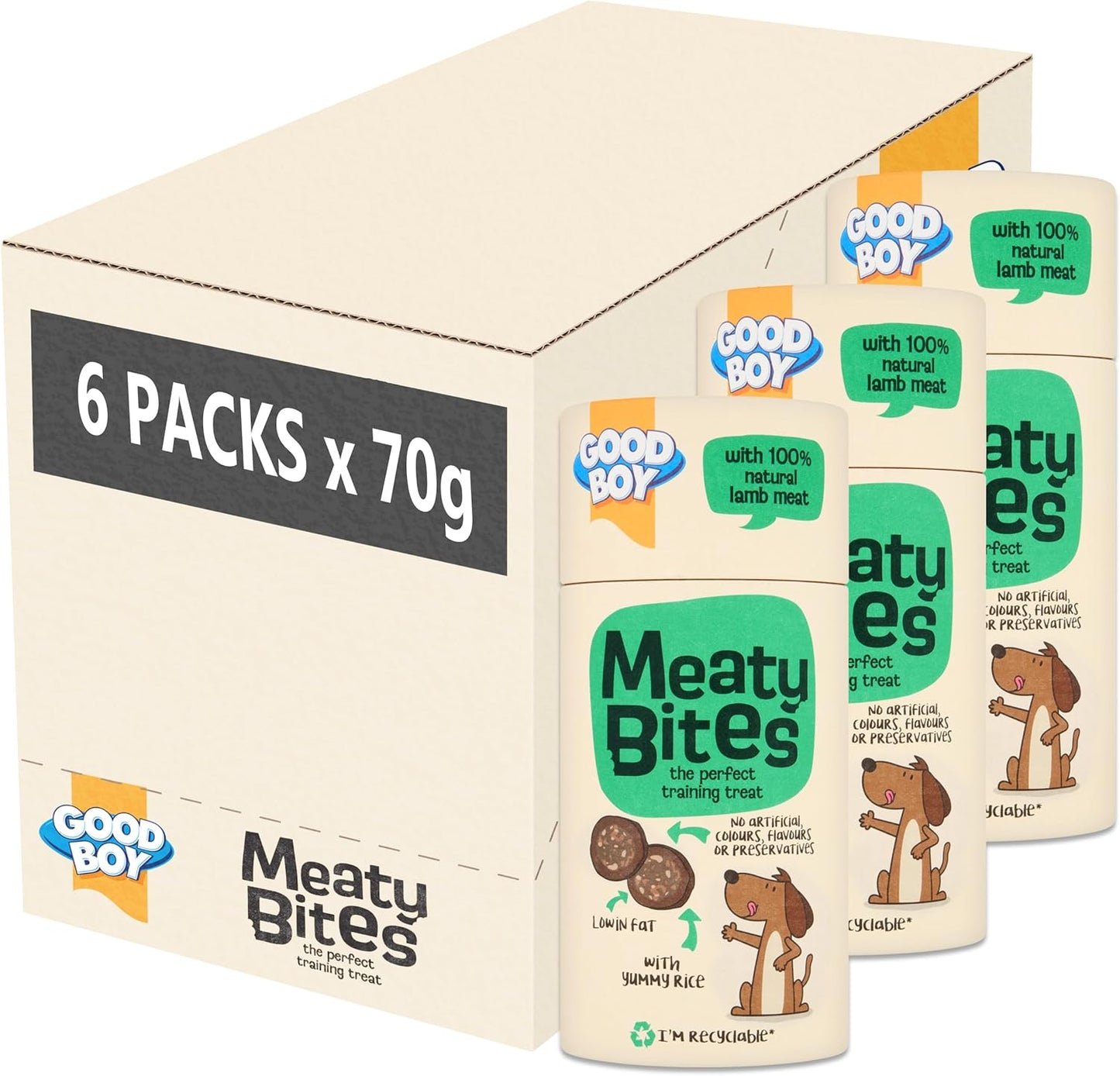Good Boy Meaty Bites Lamb & Rice 70g