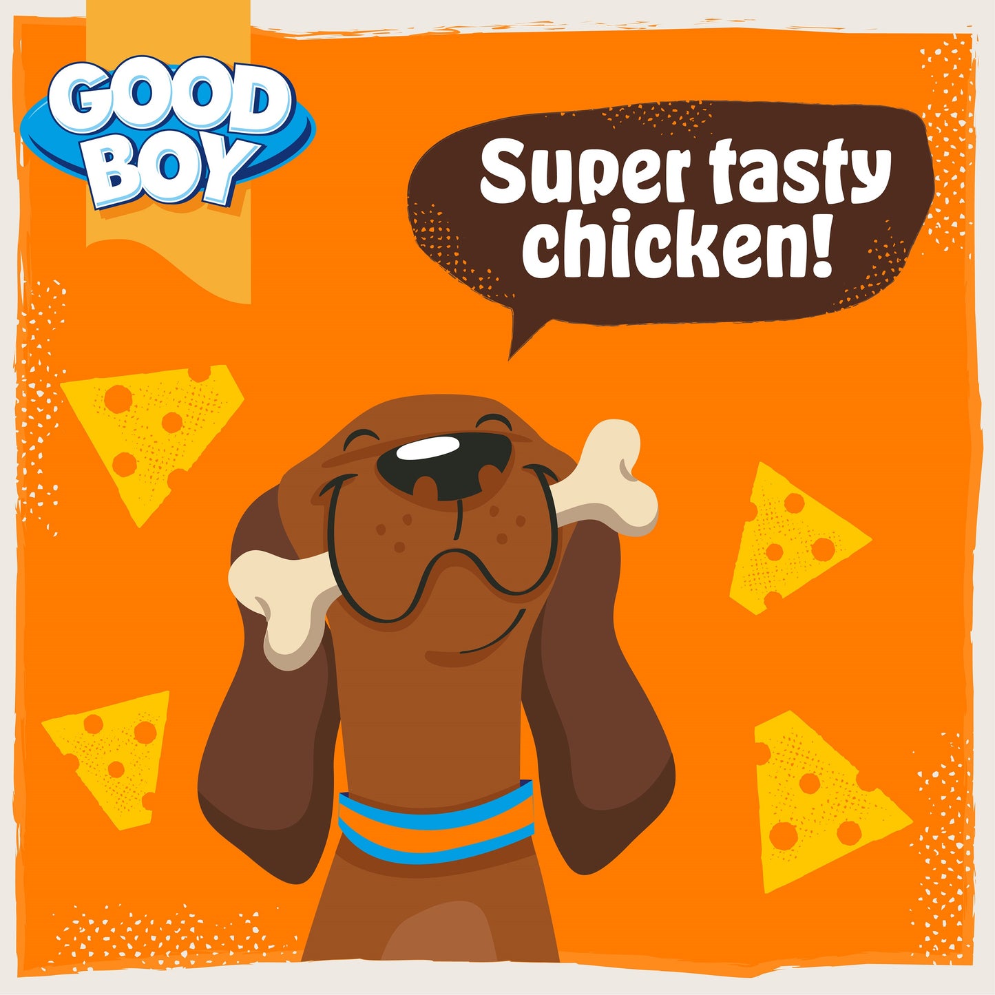 Good Boy Cheese Please Tasty Cheese With Chicken Bone 60g
