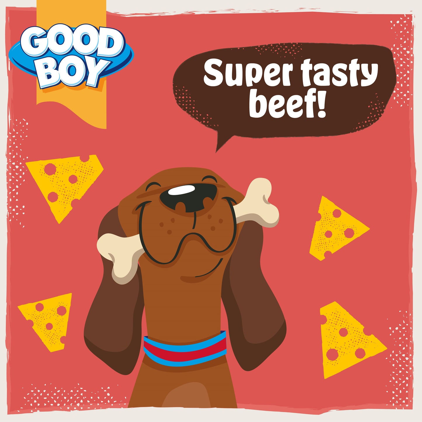 Good Boy Cheese Please Tasty Cheese With Beef Bone 60g