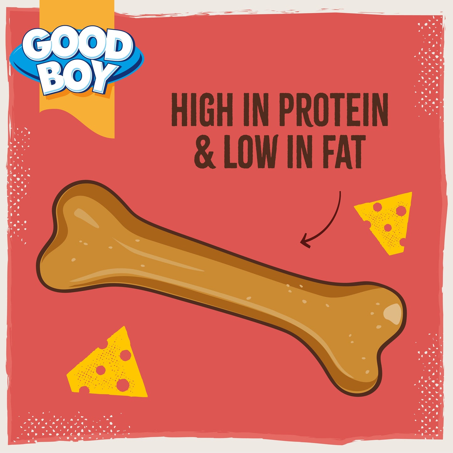 Good Boy Cheese Please Tasty Cheese With Beef Bone 60g