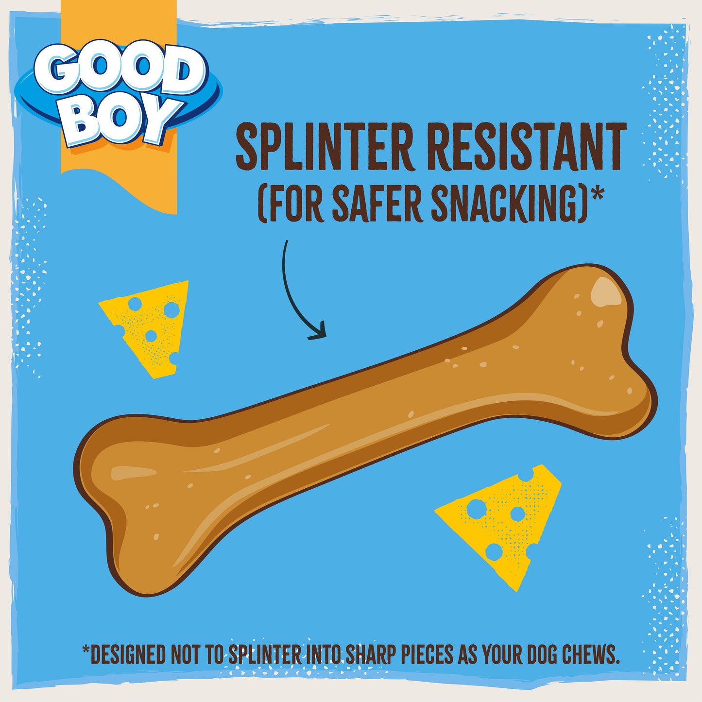 Good Boy Cheese Please Tasty Cheese With Peanut Butter Bone 60g