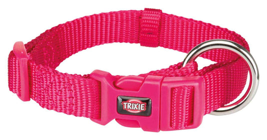 Trixie Premium Collar, S-M 30-45cm/15mm, Fuchsia
