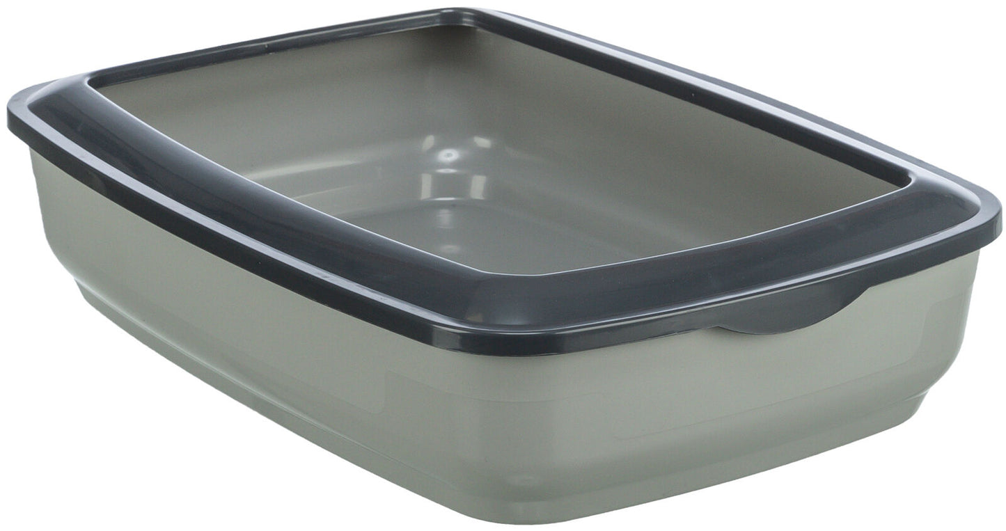 Trixie Mio Cat Litter Tray With Rim Assorted Colours