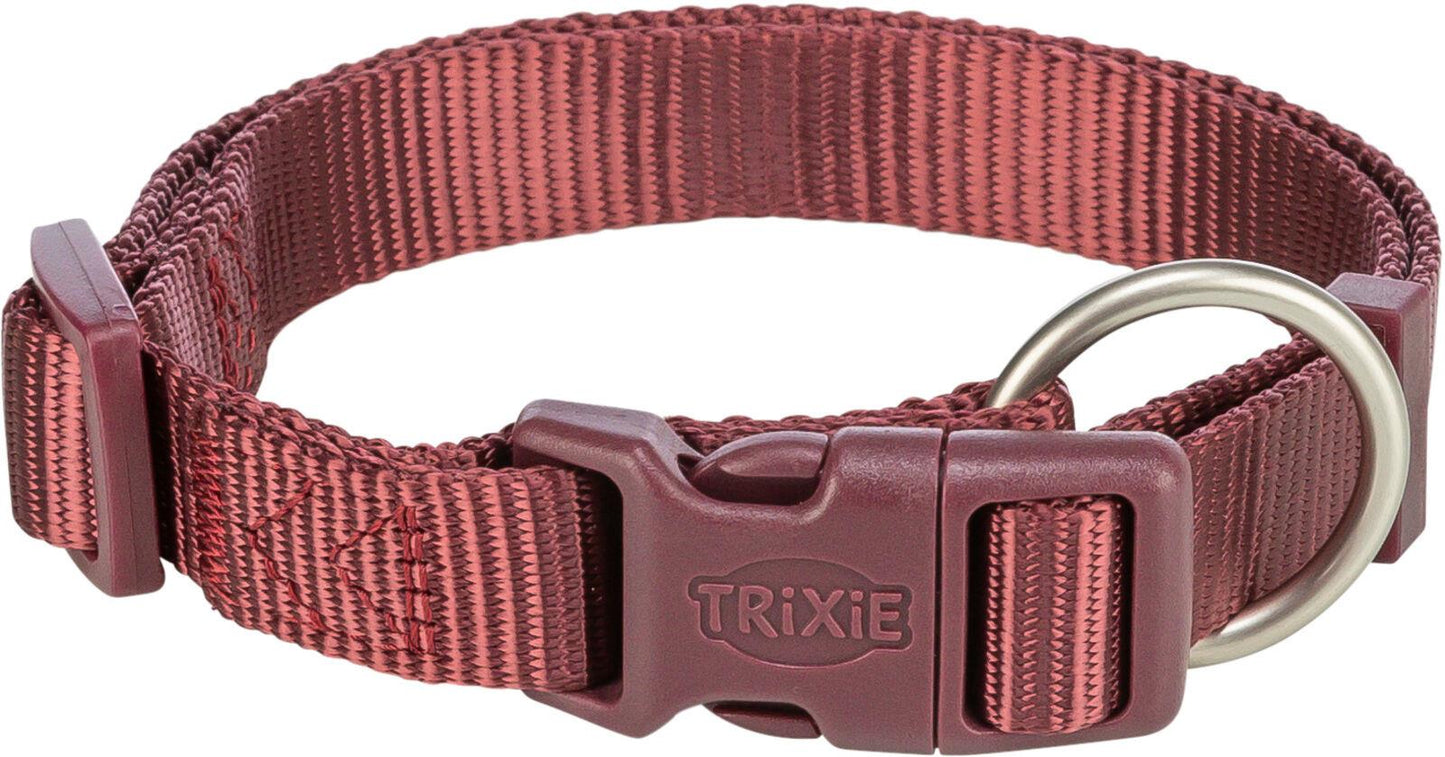 Trixie Premium Collar, L-XL 40-65cm/25mm, Sangria
