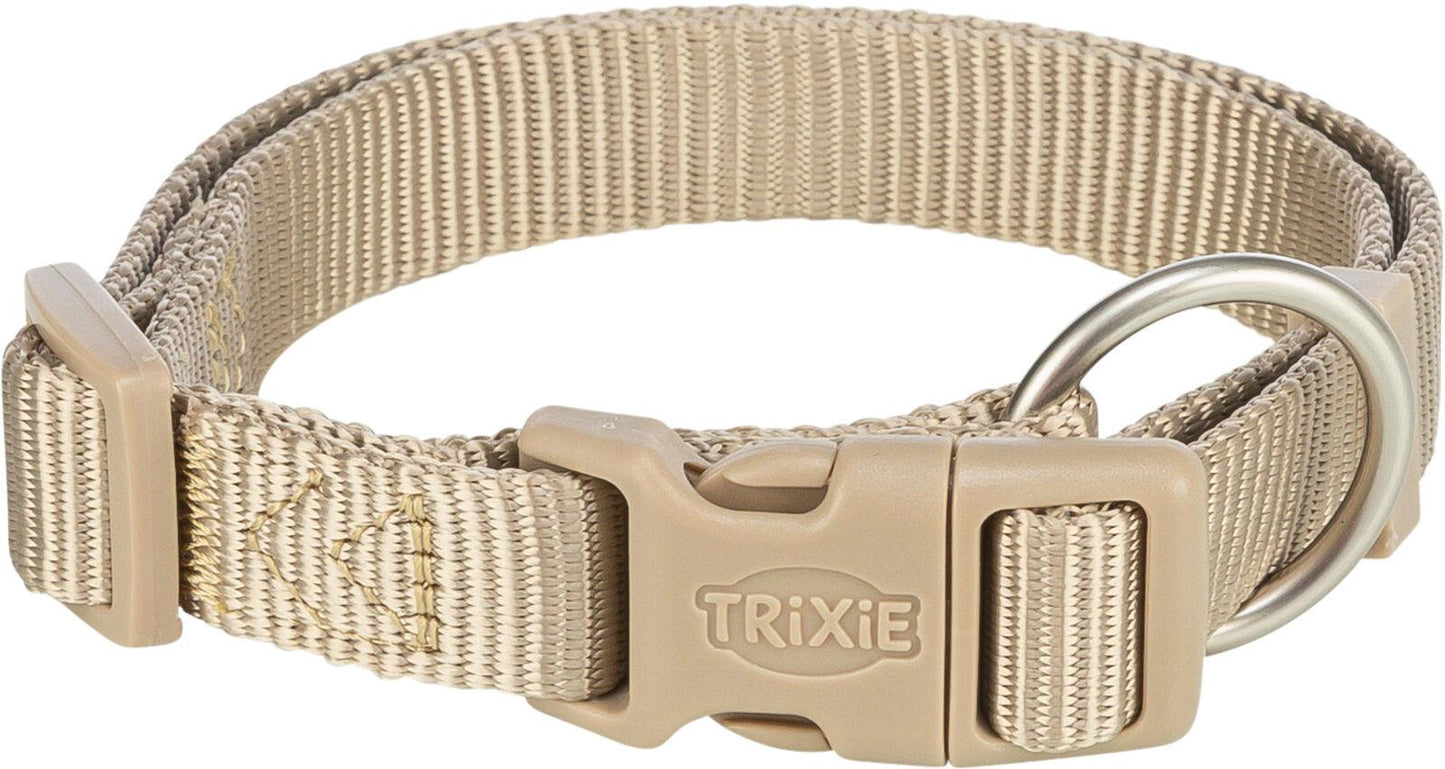 Trixie Premium Collar, XS-S 22-35cm/10mm, Sand