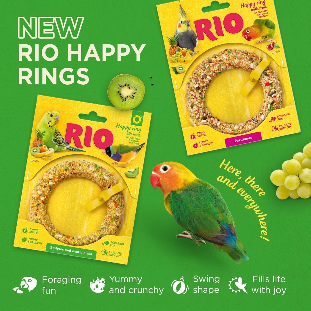 Rio Parakeet Happy Ring With Fruits 85g