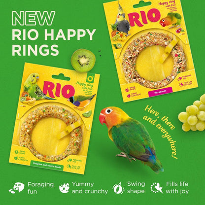 Rio Parakeet Happy Ring With Fruits 85g