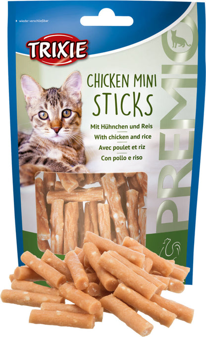 Trixie Premio Chicken Mini Sticks Cat Treats 50g