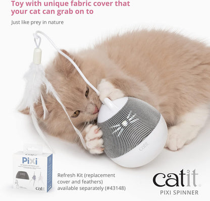 Catit Pixi Spinner White & Blue