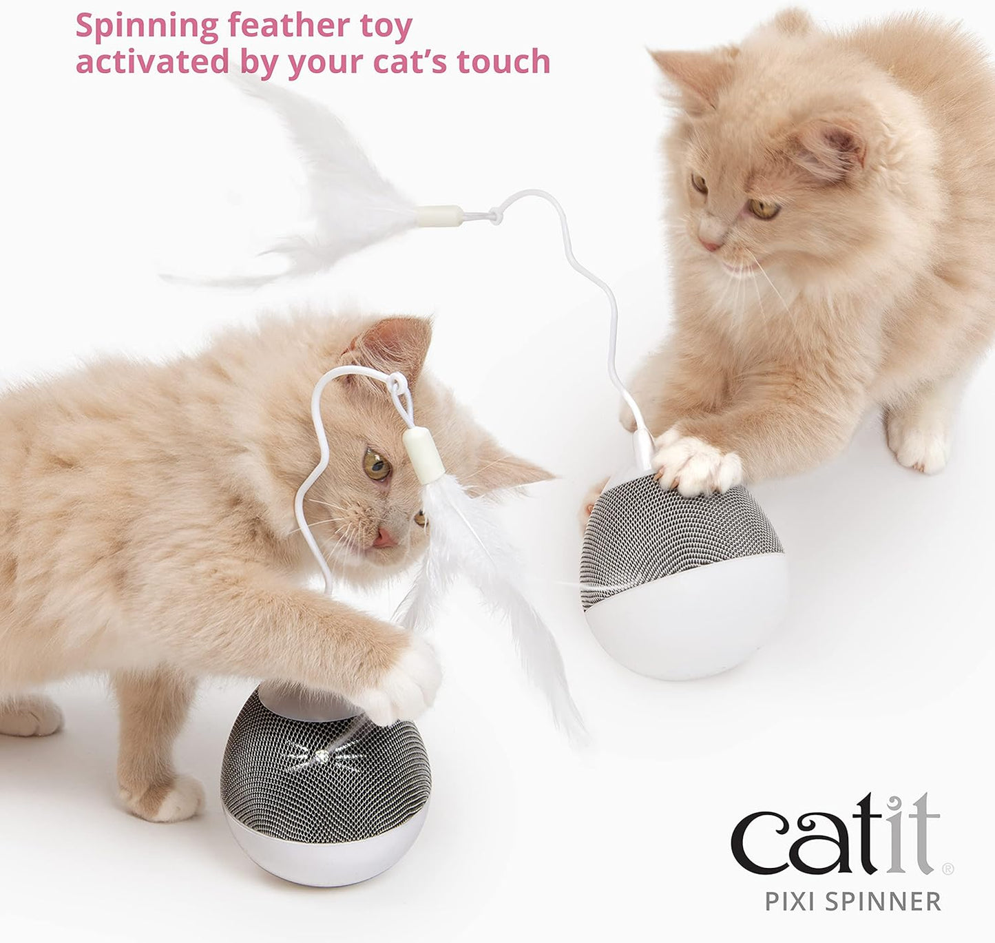 Catit Pixi Spinner White & Blue