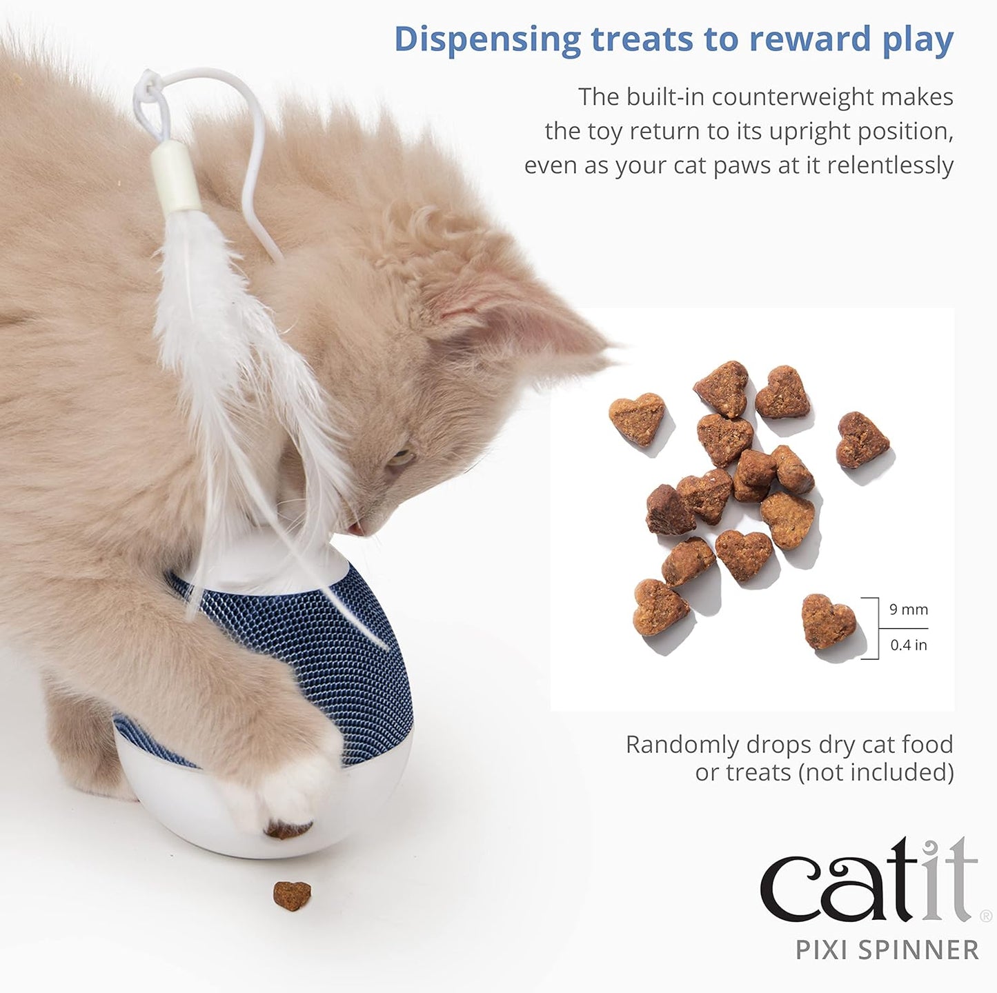 Catit Pixi Spinner White & Blue