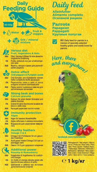 RIO Daily Feed For Parrots 1kg