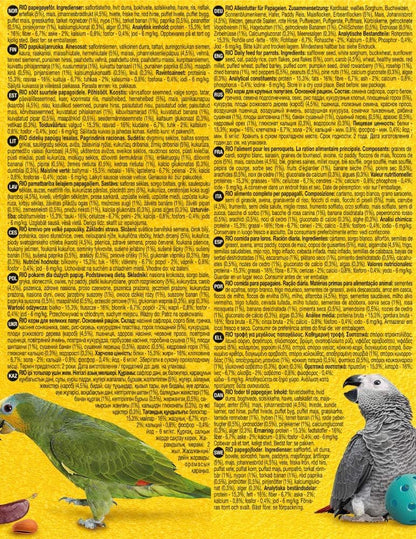 RIO Daily Feed For Parrots 1kg