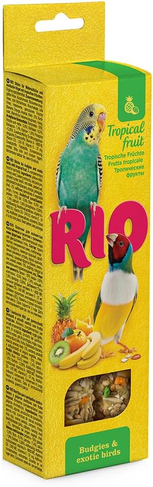RIO Tropical Fruit Treat Sticks For Small Birds 2 x40g