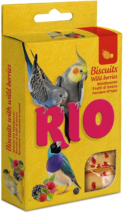RIO Biscuits For All Birds With Wild Berries 5 x 7g