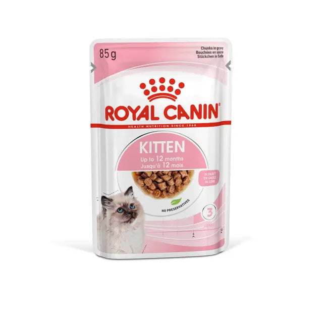 Royal Canin Kitten Instinctive Chunks In Gravy 85g