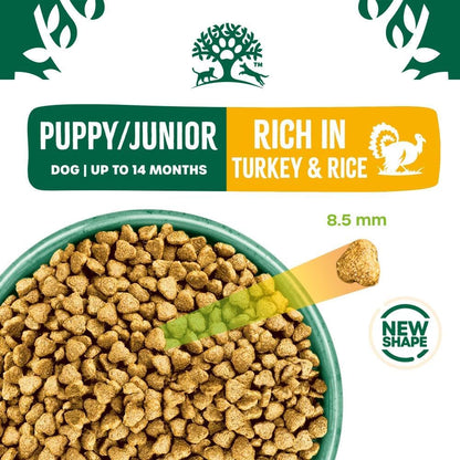 James Wellbeloved Puppy/Junior Turkey & Rice Dog Food 15kg