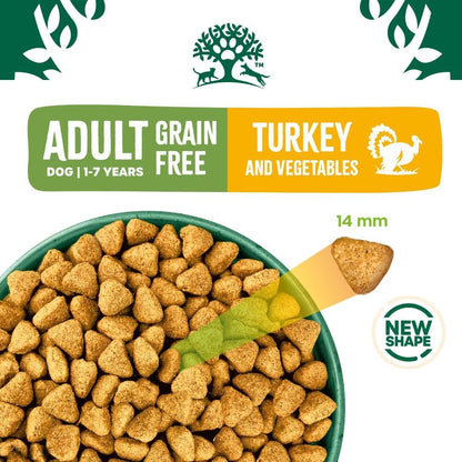 James Wellbeloved Grain Free Adult Turkey & Vegetable Dog Food 10kg