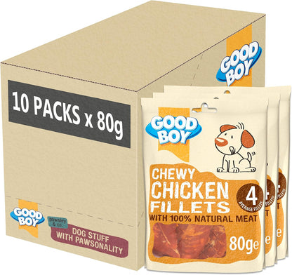 Good Boy Chewy Chicken Fillets 80g