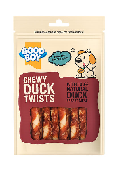 Good Boy Chewy Twists With Duck 90g